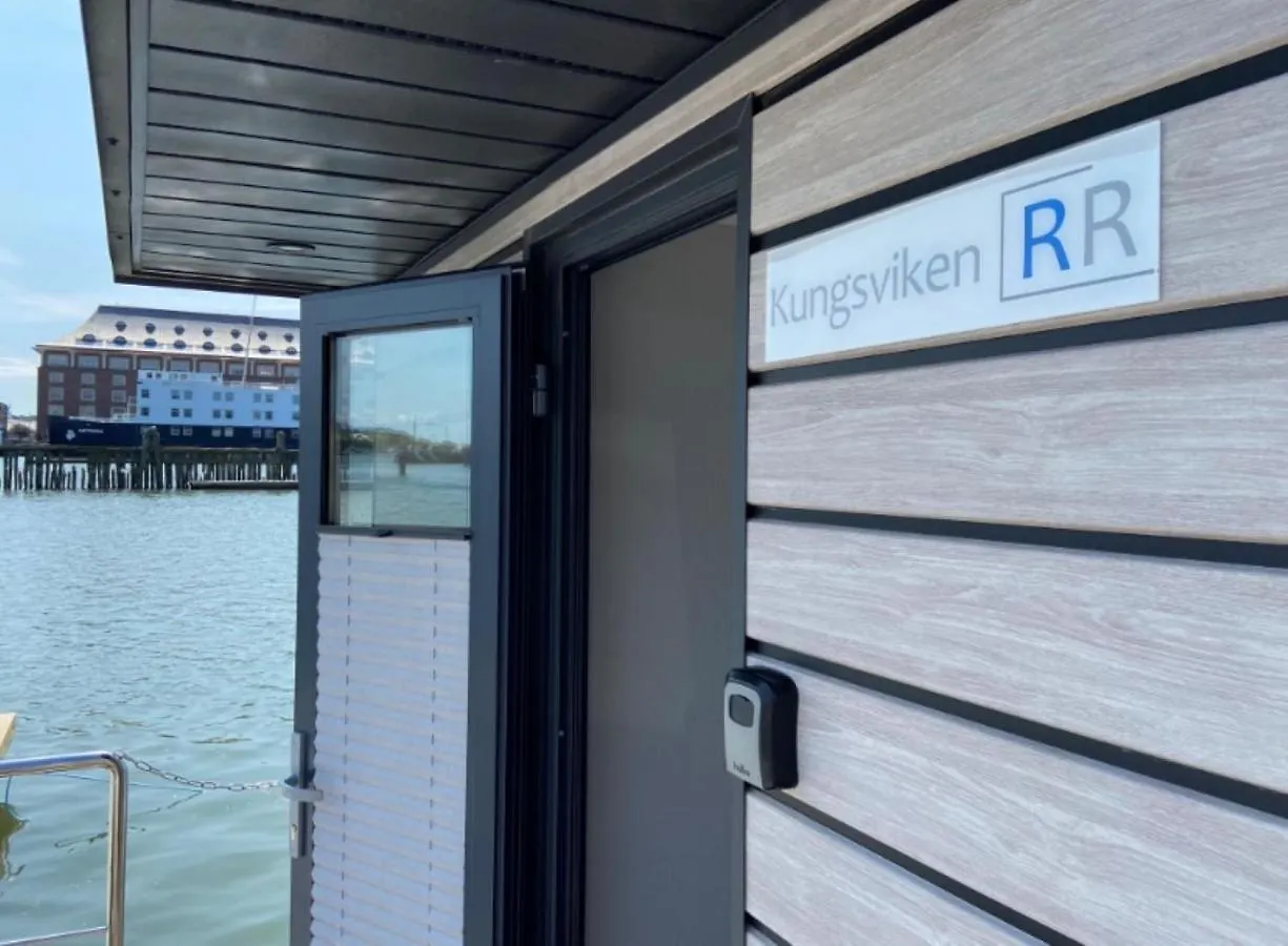 بوتيل فندق Kungsviken - Hausboot Im Herzen Von Goeteborg